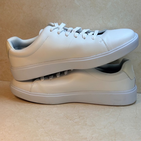 Cole Haan Grand 360 White Leather Sneakers‎ Men Size 12M Casual Comfort Shoes - Picture 11 of 12